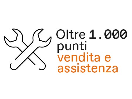 Oltre 1000 punti vendita